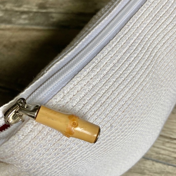 Talbots White Jute Handbag - Picture 7 of 13